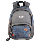 Imagen de Mochila Gamer Plomo Naranja CLASS&WORK con 58% de descuento