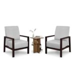 Imagen de Set 2 Sillas Poltronas + 1 Mesa de Centro con 60% de descuento