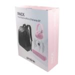 Imagen de Pack Laptop 3 en 1 Rosado Mochila, Audífonos y Parlante con 51% de descuento