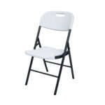 Imagen de SILLA PLEGABLE BLANCA 53X46X87CM con 50% de descuento online en Metro | SuperCupon