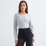 Imagen de Polo Malabar Mujer Manga Larga Plata con 72% de descuento