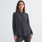 Imagen de Blusa Malabar Mujer Manga Larga Dots con 73% de descuento