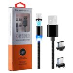 Imagen de Cable Magnético 360° 3 en 1 - Colores con 60% de descuento