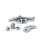 Imagen de Perno Coche + Tuercas + Arandelas 3/8x2" x 4 unidades con 82% de descuento online en Promart | SuperCupon
