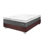 Imagen de Cama Paraíso Pocket Star 1.5 Plazas Chocolate + 1 almohada + protector con 50% de descuento online en Promart | SuperCupon