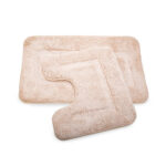Imagen de Set Alfombra para baño Orange Microfibra Beige 2 piezas con 67% de descuento online en Promart | SuperCupon