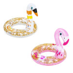 Imagen de Flotador Inflable Bestway Aro 61cm Cisne Glitter Surtido con 90% de descuento
