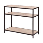 Imagen de Mesa M+Design Arrimo Galpa 2.0 100x35x79cm Natural/Negro con 70% de descuento online en Wong | SuperCupon