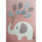 Imagen de Alfombra Luna Elefante Infantil 160x225cm con 51% de descuento oferta online | SuperCupon