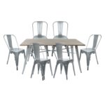 Imagen de Juego de Comedor Alton 6 Sillas Gris con 53% de descuento oferta online | SuperCupon
