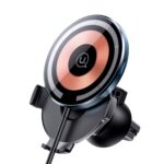 Imagen de Cargador Celular para Auto Inalambrico con soporte y luz 15W Negro con 61% de descuento oferta online | SuperCupon