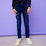 Imagen de Jeans Skinny Tiro Alto Algodón Niña con 82% de descuento oferta online | SuperCupon