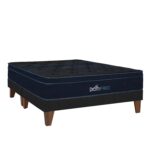 Imagen de Cama Europea Fred King Gris + 2 Almohadas Viscoelásticas + Protector con 51% de descuento oferta online | SuperCupon