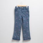 Imagen de Jeans Casual Tiro Medio Niña Denim con Flores con 50% de descuento oferta online | SuperCupon