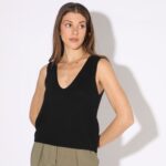 Imagen de Polo Sin Mangas Algodón Rayas Mujer con 60% de descuento oferta online | SuperCupon