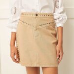 Imagen de Falda Algodón Mujer Mini Diseño Liso con 60% de descuento oferta online | SuperCupon