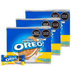 Imagen de Pack x3 Sixpack Galletas con Crema Oreo Sabor Vainilla 36g con 22% de descuento oferta online | SuperCupon
