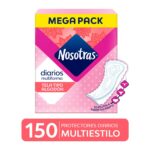Imagen de Protectores Diarios Nosotras Multiestilo 150un con 22% de descuento oferta online | SuperCupon