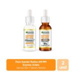 Imagen de Pack Sérum Facial Garnier Skin Active Express Aclara 30ml: Día 30ml + Noche 30ml con 25% de descuento oferta online | SuperCupon