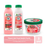 Imagen de Pack Fructis Sandia Revitalizante 300ml: Shampoo + Acondicionador + Mascarilla con 25% de descuento oferta online | SuperCupon