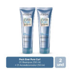 Imagen de Pack Ever Curl Hydracharge 250ml: Shampoo + Acondicionador con 28% de descuento oferta online | SuperCupon