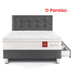 Imagen de Dormitorio Royal Prince Cajones 1.5 P Gris con 51% de descuento oferta online | SuperCupon