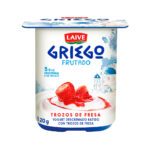Imagen de Yogurt Batido Descremado con Trozos de Fresa Laive Griego Frutado 120g con 30% de descuento oferta online | SuperCupon