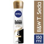 Imagen de Antitranspirante Aerosol Nivea Black & White Invisible Toque de Seda 150ml con 27% de descuento oferta online | SuperCupon