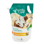 Imagen de Jabón Líquido Antibacterial Family Care Coco y Vainilla 1L con 29% de descuento oferta online | SuperCupon