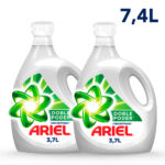 Imagen de Twopack Detergente Líquido Concentrado Ariel Doble Poder 3.7L con 25% de descuento oferta online | SuperCupon