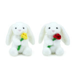 Imagen de Peluches Conejitos con Flores 25cm Surtido con 63% de descuento online en Metro | SuperCupon