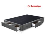 Imagen de Box Tarima Cajones 2 Plazas Gris con 50% de descuento oferta online | SuperCupon