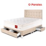 Imagen de Dormitorio Royal Prince con Cajones Queen Champagne con 50% de descuento oferta online | SuperCupon