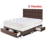 Imagen de Dormitorio Royal Dynasty Cajones King y Cabecera Blocks Chocolate con 50% de descuento oferta online | SuperCupon