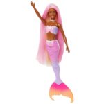 Imagen de Muñeca Barbie Fantasias Sirenas Colores Magicos Cabello Morado con 65% de descuento online en Oechsle | SuperCupon