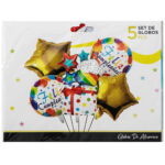Imagen de Set de Globos Cupcake CLASS&WORK 5piezas con 51% de descuento oferta online | SuperCupon