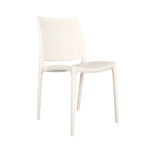 Imagen de Silla de Diseño Decorativo Kiro Polipropileno/Madera Blanco Bonno con 55% de descuento online en Promart | SuperCupon