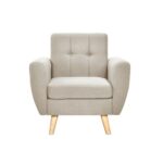 Imagen de Sofá Julieta 1 Cuerpo Beige con 51% de descuento oferta online | SuperCupon