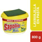 Imagen de Lavavajilla Pasta SAPOLIO Limón Pote 800g con 17% de descuento oferta online | SuperCupon