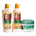 Imagen de Pack NUTRIBELA Shampoo Reparacion Intensiva 400ml + Acondicionador Reparacion Intensiva 370ml + Tratamiento Capilar Nutrición 300g con 20% de descuento oferta online | SuperCupon