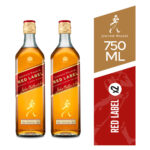 Imagen de Pack Whisky JOHNNIE WALKER Red Label Botella 750ml x 2un con 17% de descuento oferta online | SuperCupon