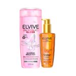 Imagen de Pack ELVIVE Shampoo Glycolic Gloss Frasco 370ml + Aceite Óleo Extraordinario Frasco 100ml con 36% de descuento oferta online | SuperCupon