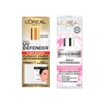 Imagen de Pack L'ORÉAL Bloqueador UV Defender Fluido Invisible FPS50 40g + Serum Anti-manchas Ácido Glicólico 30ml con 23% de descuento oferta online | SuperCupon