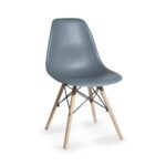 Imagen de Silla Decorativa Plástico Madera Gris Orange con 85% de descuento oferta online | SuperCupon