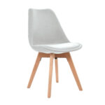 Imagen de Silla de Diseño Decorativo Ghost Polipropileno/Madera Gris Claro Bonno con 52% de descuento oferta online | SuperCupon
