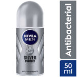 Imagen de Desodorante para hombre Roll On NIVEA Silver Protect Male - Frasco 50ml con 21% de descuento oferta online | SuperCupon