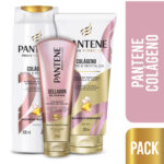 Imagen de Pack Tratamiento Capilar PANTENE Shampoo Colágeno 300ml + Acondicionador 250ml + Serum Sellador de Puntas 90ml con 19% de descuento oferta online | SuperCupon