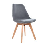 Imagen de Silla de Diseño Decorativo Ghost Polipropileno/Madera Gris Oscuro Bonno con 52% de descuento online en Vea | SuperCupon