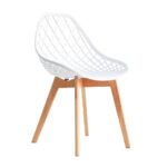 Imagen de Silla de Diseño Decorativo Turia Polipropileno Blanco Bonno con 60% de descuento online en Vea | SuperCupon