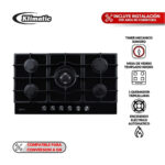 Imagen de Cocina empotrable Klimatic Trevi 90 Negra 90cm con 45% de descuento oferta online | SuperCupon